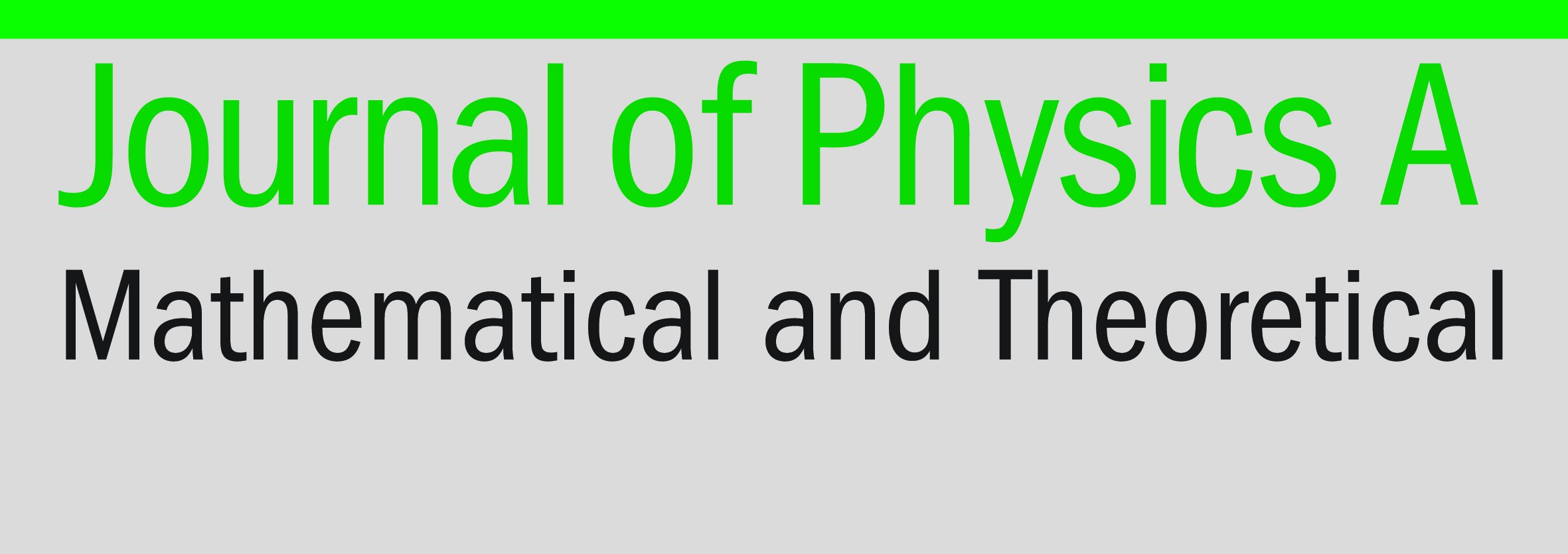 Journal of Physics A: Mathematical and General